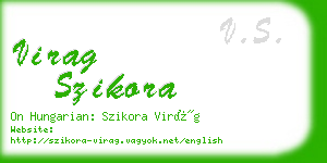 virag szikora business card